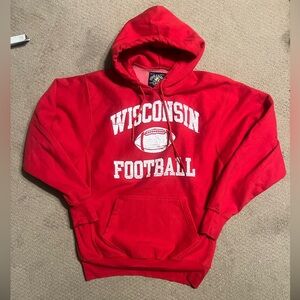 VINTAGE WISCONSIN FOOTBALL HOODIE